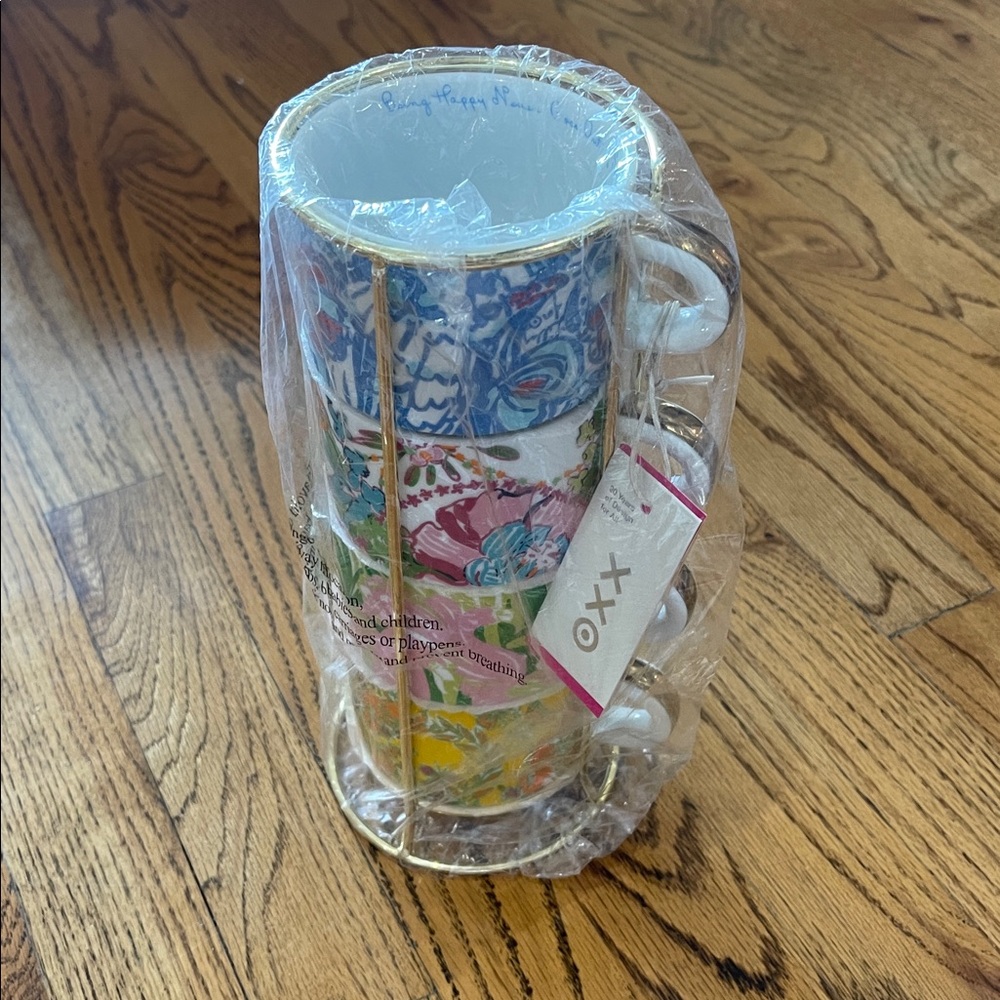 Lilly Pulitzer for target stackable cups NWT
